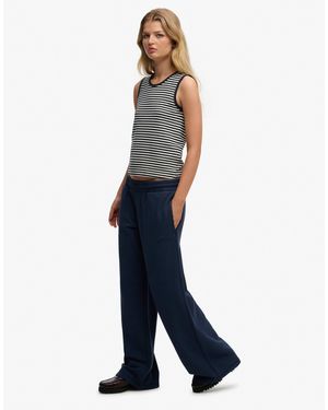 Superdry – essential – jogginghose - Blau