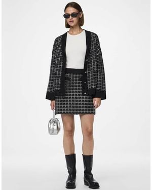 Pieces Knitted Skirt - Black
