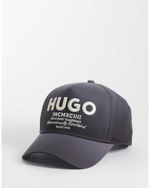 HUGO Cappello Con Visiera E Logo - Blu