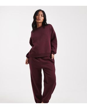 Vero Moda Oversized Cuffed Jogger Co-Ord - Red