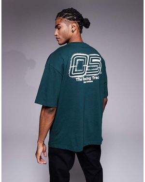 ASOS Oversized T-shirt With Sports Graphic - Multicolour