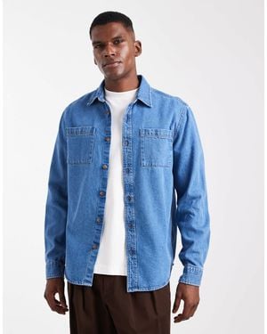 New Look – jeanshemd - Blau