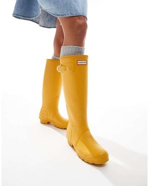HUNTER Original Tall Gumboots - Metallic
