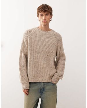 Weekday – oversize-pullover - Natur