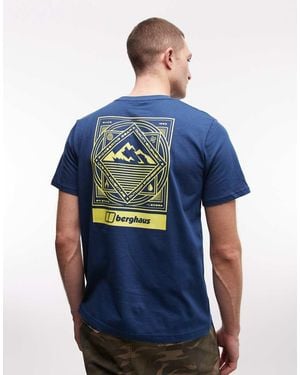 Berghaus Mountain Matrix Essential T-Shirt - Blue