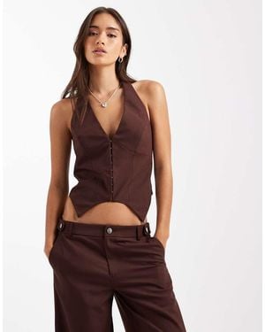 Collusion Tailored Fitted Waistcoat Corset