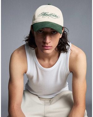 Bershka Bestickte kappe - Grau