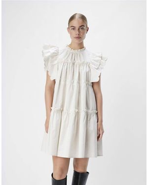 Object Mini Dress - White
