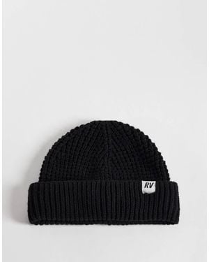 Reclaimed Vintage Unisex Fisherman Beanie - Black