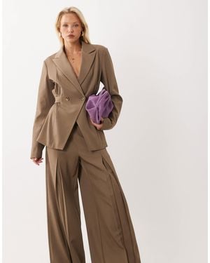 ASOS Belted Blazer Co-ord - Brown