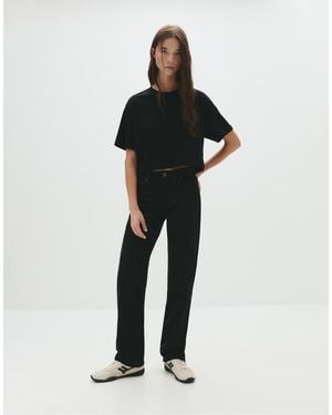 Pull&Bear Mid-waist Straight-leg Jeans - Multicolour