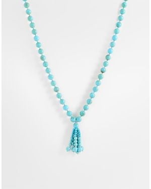 Mango Collana Con Perline - Blu