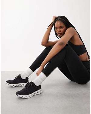 4505 Tall Icon Active Bum Sculpt High Waist Gym leggings With Inner Pocket - Black