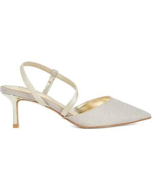 Dune Charming Court Shoes - White