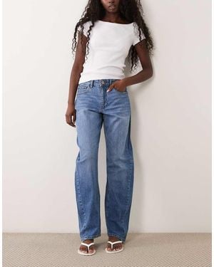 Vila Brady Barrel Leg Jeans - Blauw