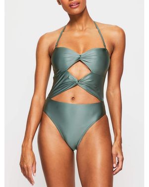 KBX Swim Solid Collections Swimsuit - Blue