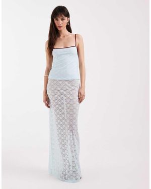 Motel Surina Lace Skirt - White