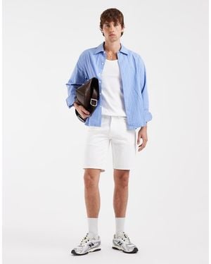 Blend Denim Slim Fit Shorts - Blue