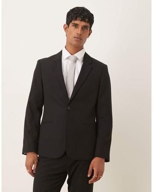 ASOS Slim Suit Jacket - Black