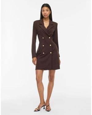 Vila Blazer Dress - Brown