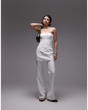 Mango – ärmelloser, mehrlagiger jumpsuit - Grau