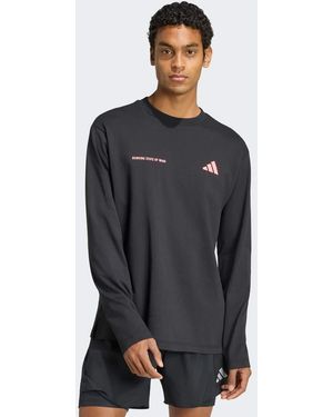 adidas Originals Adi365 Running Community Culture Long Sleeve Shirt - Black