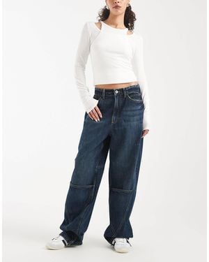 Collusion Antifit Jean With Seam Details - Blue