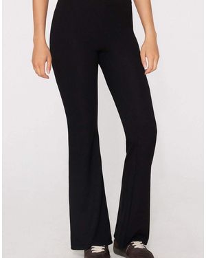 Tezenis Superior Softness Ribbed Flare Trousers - Blue