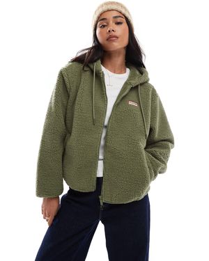 HUNTER Bonelle Borg Jacket With Hood - Green