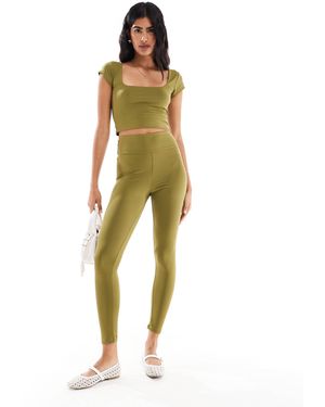 Miss Selfridge Polyamide leggings Co-ord - Green