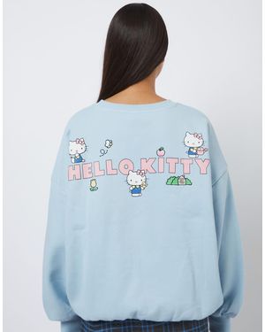 Skinnydip London Hello Kitty Embroidery Sweatshirt - Blue