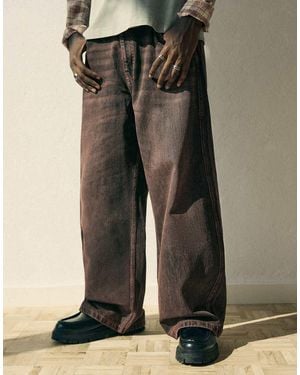 Bershka baggy Skater Jeans - Green