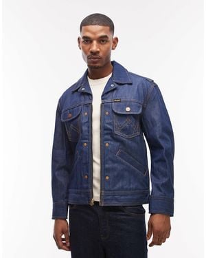 Wrangler Super capsule - veste en jean brut - Bleu