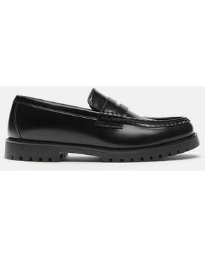 Pull&Bear Mocassins à semelle chunky - Blanc