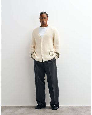 ASOS Oversize-strickcardigan - Weiß