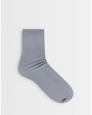 SUI AVA – glitzersocken - Grau