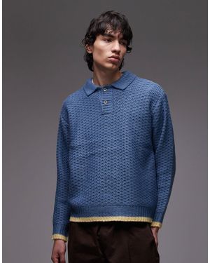 Obey – loreto – strickpullover - Blau