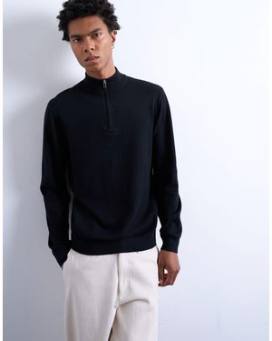TOPMAN – essential – strickpullover - Blau