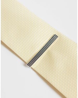 ASOS Rope Textured Tie Bar - Natural
