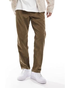 Jack & Jones Kane Relaxed Drawstring Waist Cord Pants - Natural