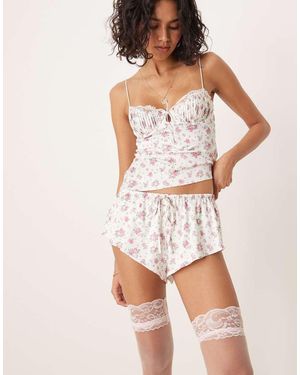 For Love & Lemons That's Amore Sleep Shorts - Multicolour