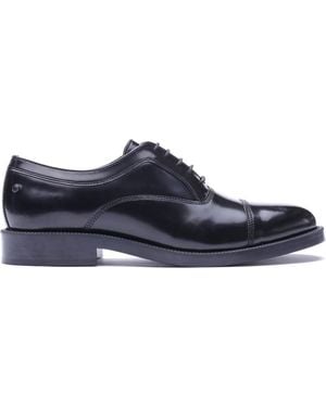Base London Roma Toe Cap Shoe - Blue