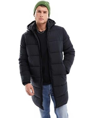 SELECTED Cooper Long Puffer Jacket - Blue