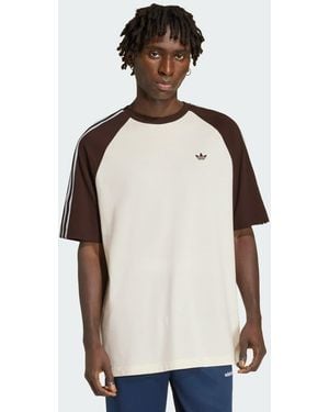 adidas Originals Britcore Short Sleeve Ringer T-Shirt - Natural