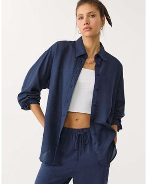 Stradivarius Camicia - Blu