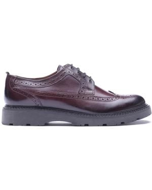 Base London Phase Brogue Shoe - Purple