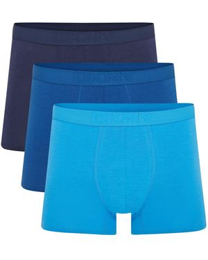 DKNY 3 Pack Dutton Modal Trunks - Blue