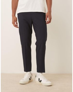 ASOS Tapered Suit Trousers - Blue
