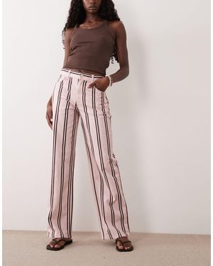 ASOS Mid Rise Slim Leg Jean - Pink