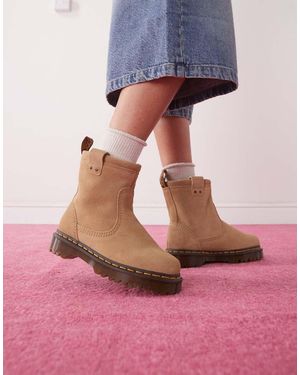 Dr. Martens Botines Tostado Sabana Anistone Lo De -Marrón - Rosa